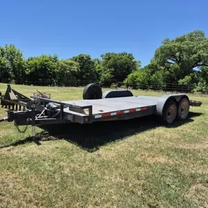 24' Flatbed Trailer with Warn Winch