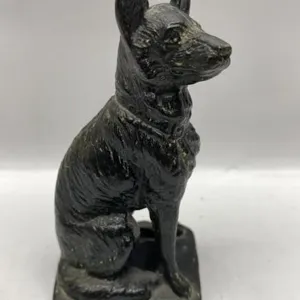 Antique 1800s Bronze German dog