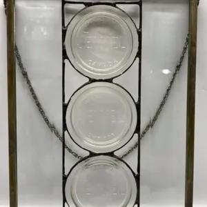 Vtg wall hanging glass
