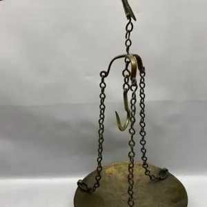 Antique solid brass balance scale