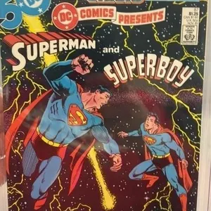 Superman & Superboy Comic Book Graded 9.6