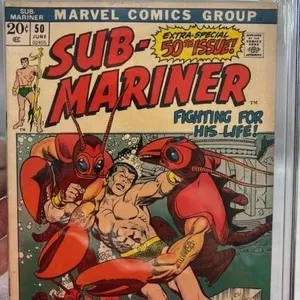 Sub Mariner Comic Book no 50 Graded 6.0