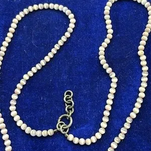 Sterling Silver & Cats Eye Necklace