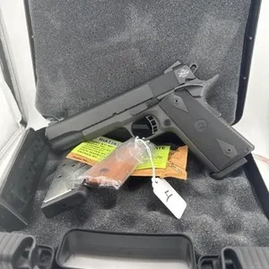 Rock island 1911 45 
Three clips, case, and