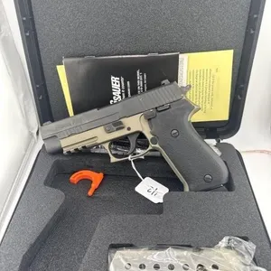 SIG P220 45 cal
Case and two 8 round clips