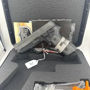 Sig P225 9MM
Two 8 round clips and case included