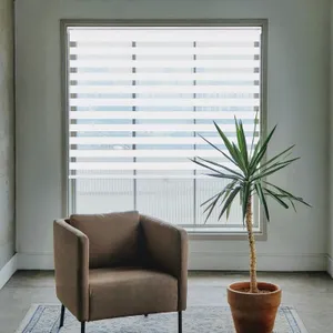 New $50 LUCKUP Cordless Zebra Blinds Roller...