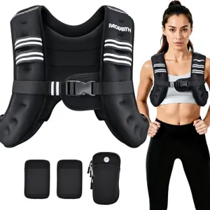 New $89 PACEARTH Weighted Vest, 25lb Weight...