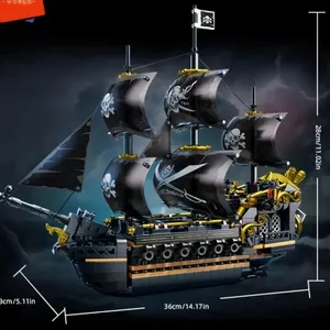 NEW KavoWorld 1799 Black Sail Pirate Ship