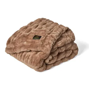 Minky Couture Grande Milk Chocolate Throw