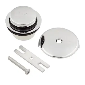 Everbilt Bath Toe-Touch Drain Kit Chrome