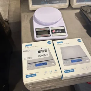 (2) Amir KA8-AM-AMUS-JG Digital Kitchen Scales and SF-400 Digital Scale
