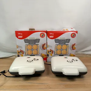 (2) Dash Disney Mickey & Friends No-Drip Waffle Maker - Used