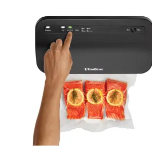 FoodSaver: Preserve Vacuum Sealing System Starter Kit with Bags and Rolls- New/ * Must press Seal Button to seal Properly
