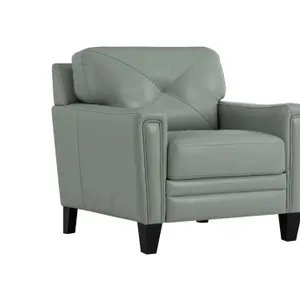 Atmore: Top Grain Leather Chair $599 Retail - New/ Open Box