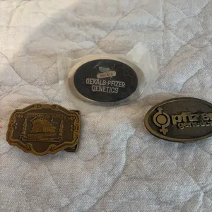 3 BELT BUCKLES