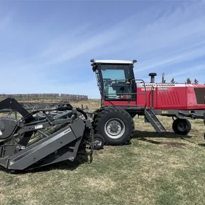 2012 MASSEY FERGUSON Hesston WR9725 Swather w/ 2013 MF 5200 Header, 30 Ft.