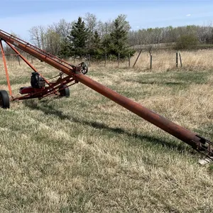SAKUNDIAK DH8-41 Grain Auger w/ Kohler 20 HP. Electric Start Motor, 8”, 41 Ft.
