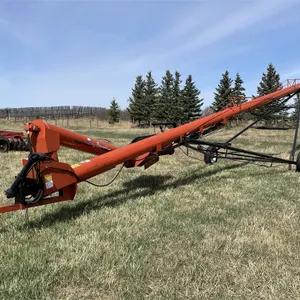 BRANDT 1060 Mech. Swing Grain Auger, 10”, 60 Ft., 540 PTO., 7.60-15SL Tires