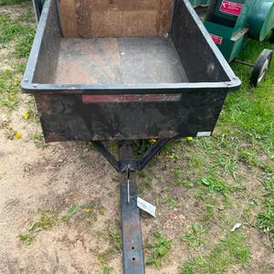 Lawn Chief Metal Lawn Pull-Behind Garden Trailer