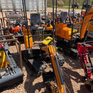 Mini 15J Excavator - Orange