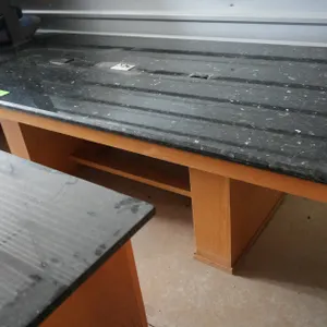 Granite Top and Wood Base Table