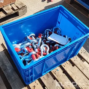 Unused 2026 Box of 12T, 9T, 8T, 6T,4T Metal Bow Shackle 