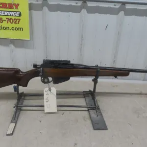 Lee Enfield No. 4 Mk. 1 – .303 British, Bolt Action, Serial No. A8382, w/ Magazine and Scope Rail