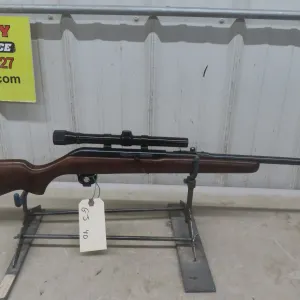 Cooey 64A – .22 LR, Semi-Auto, 20" Bbl, No Serial No. Listed, No Magazine, w/ Weaver D4 Scope *A
