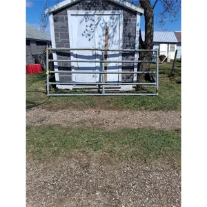 9.5x4ft, 2" Pipe Steel Gate