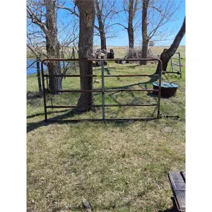 7.5x4ft, , 1.5" pipe Steel Gate w hinges