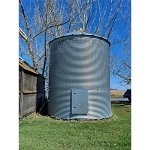 Westeel Rosco 2000 Bushel Steel Grain Bin, Wood Floor