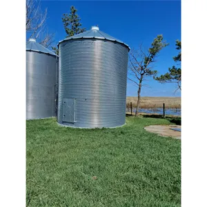 Westeel Rosco 2000 Bushel Steel Grain Bin, Wood Floor