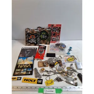 Misc Harley-Davidson Patches, CAT Patches, Keychains, Jewelry Pieces, Pogs,