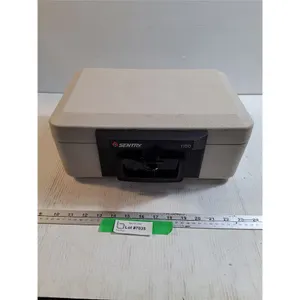 Sentry Safe #1100 w/ key. 14x10x6.5"