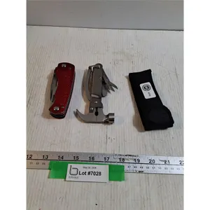 (2) Multi-Tools, Knife with Case
