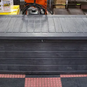 LIFETIME OUTDOOR STORAGE DECK BOX GREY 150 GALLON