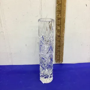 PINWHEEL CRYSTAL VASE
