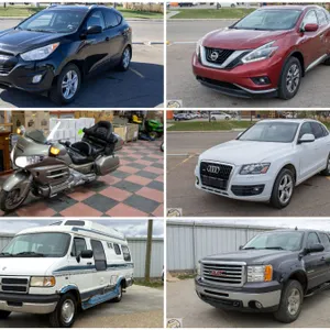 FEATURED VEHICLES, MOTORCYCLES, MOTORHOMES