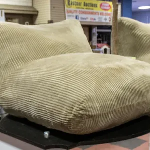 NORKA LIVING VIVA FOAM LOUNGER BEIGE CORDUROY