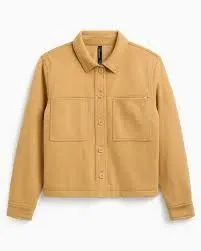 NEW MONDETTA WOMENS LIGHT BUTTON UP JACKET SIZE M