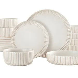 Maison Neuve 16 Piece Windsor Stoneware Dinnerware Set