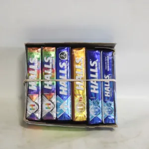 12PKS ASSORTED HALLS COUGH DROPS
