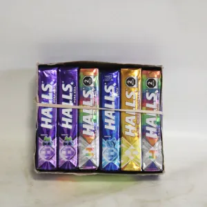 12PKS ASSORTED HALLS COUGH DROPS