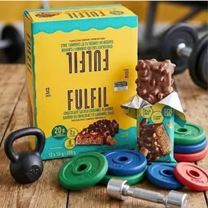 FULFIL Chocolate Salted Caramel Protein Bars 12x 55g