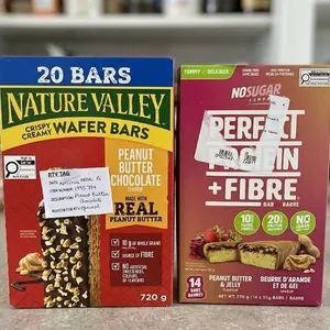 Nature Valley and No Sugar Bars Lot