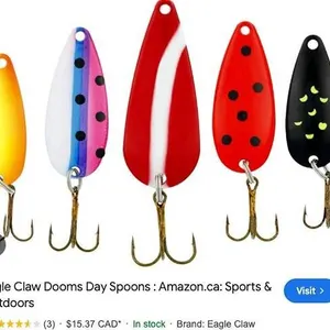 Eagle Claw Dooms Day Spoons Set of LOT OF 2