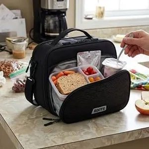 Roots Black Lunch Bag