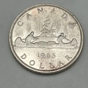 1963 Canada Silver Dollar Coin