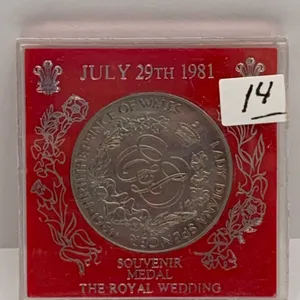 July 29, 1981 Souvenir Medal, The Royal Wedding of Prince Charles and Diana Spencer